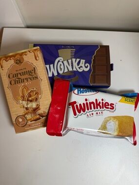 BUNDLE ALERT ‼️ ***3*** GLAMLITE Lip Kits — Caramel Churros, Wonka & Twinkies